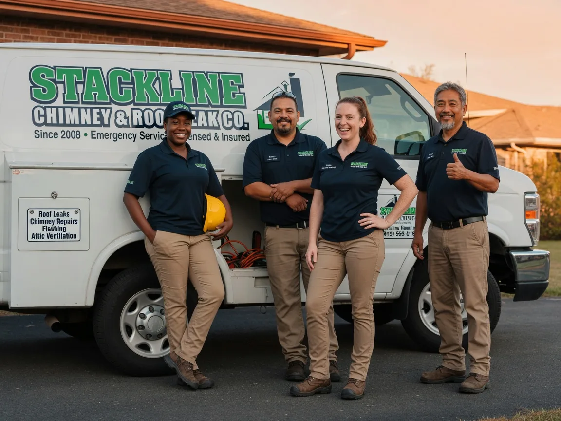 Chimney flashing repair company in Regan, ND
